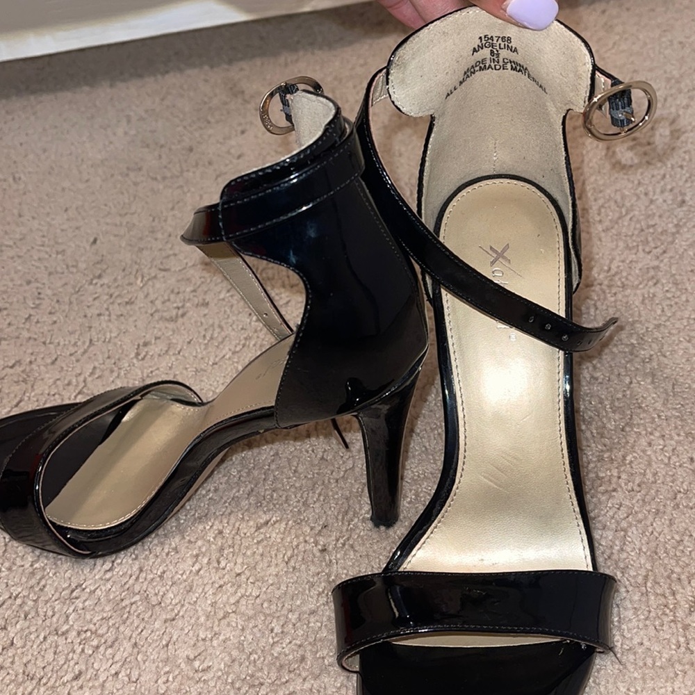 Black high heels